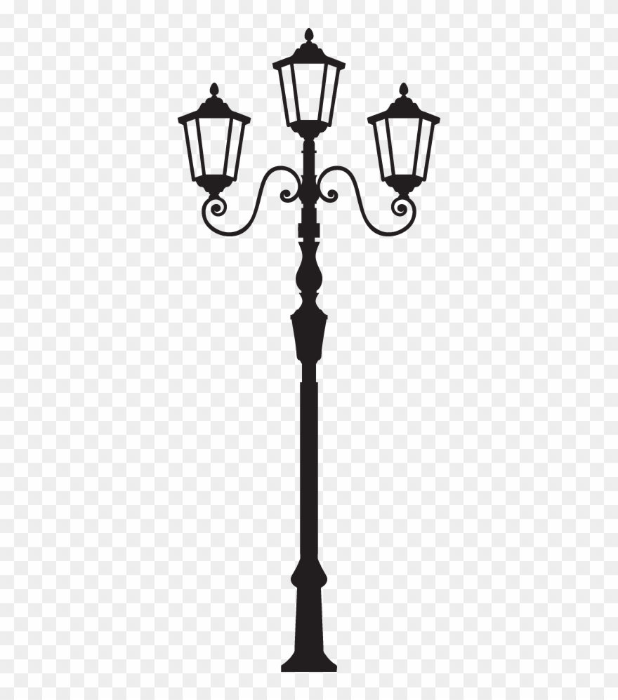 Retro Lamp Wall Sticker Clipart