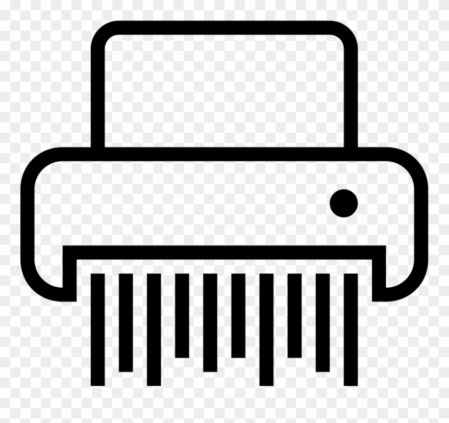 Shredder Outlined Machine Comments Clipart