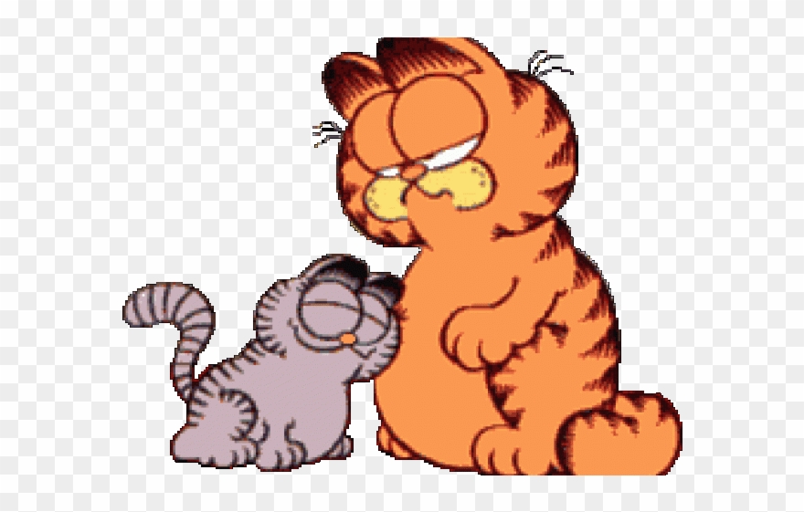 Garfield Clipart Gif Animation - Png Download