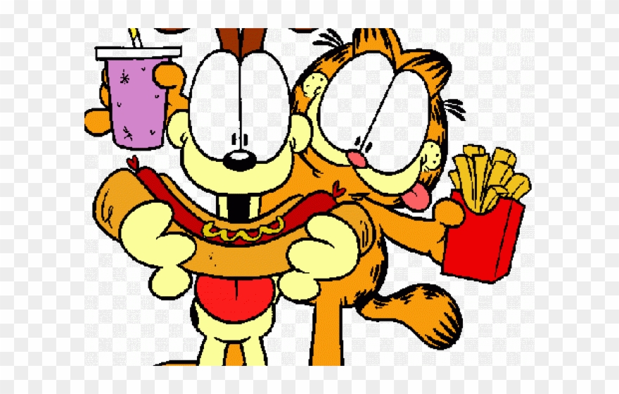 Garfield Clipart Garfield Odie - Png Download
