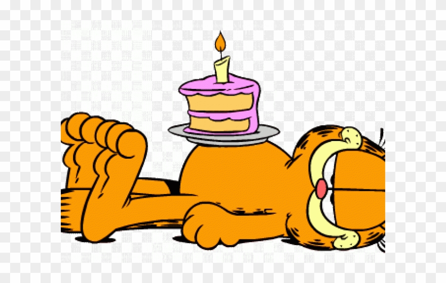 Garfield Clipart Cake - Png Download