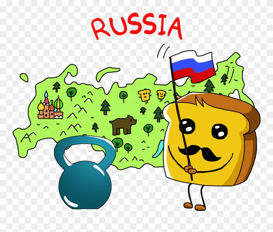 Kettlebell, Le Sport Made In Russia Clipart