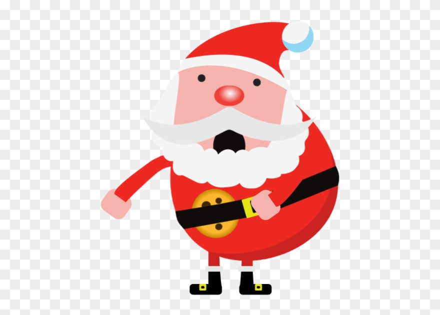 Santa Floss Clipart