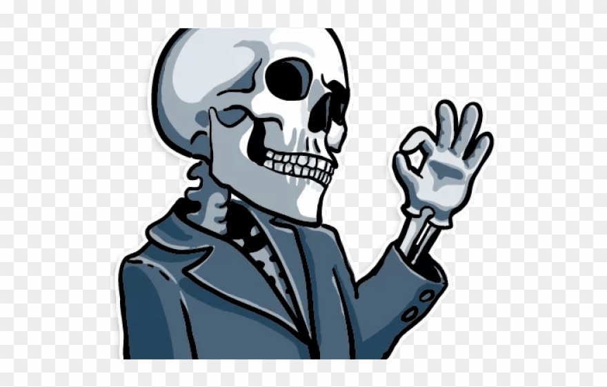 Skull Clipart Transparent Background - Png Download