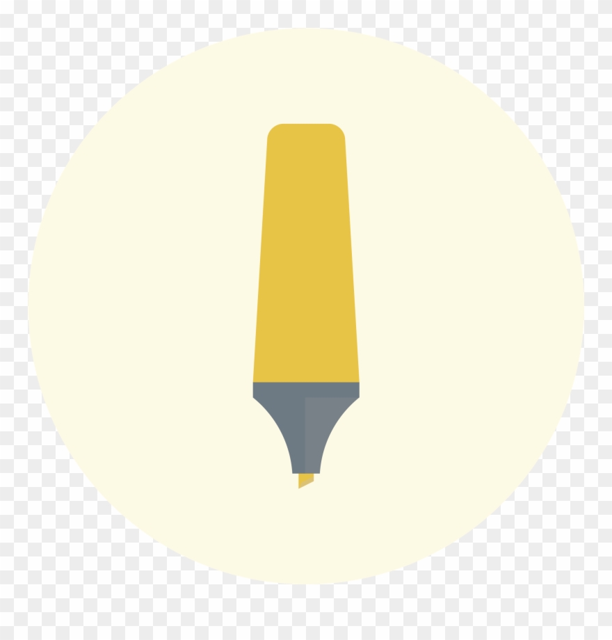 Highlighter, Stationery, Writting Tool Icon, Writting Clipart