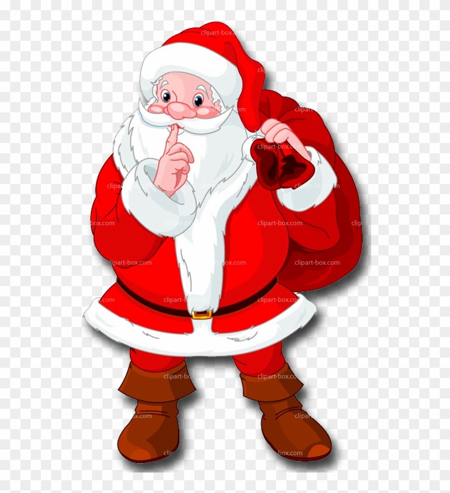 Clipart Santa Coffee - Png Download