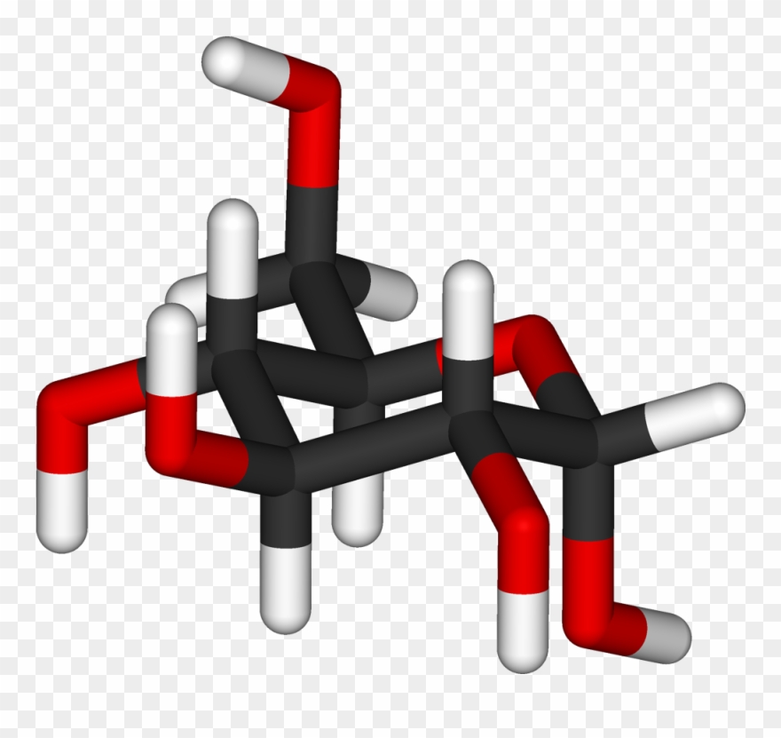 Alpha D Glucose 3d Sticks Clipart