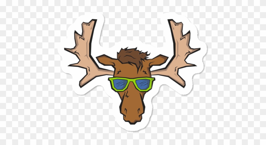 Moose Sticker Sticker Clipart