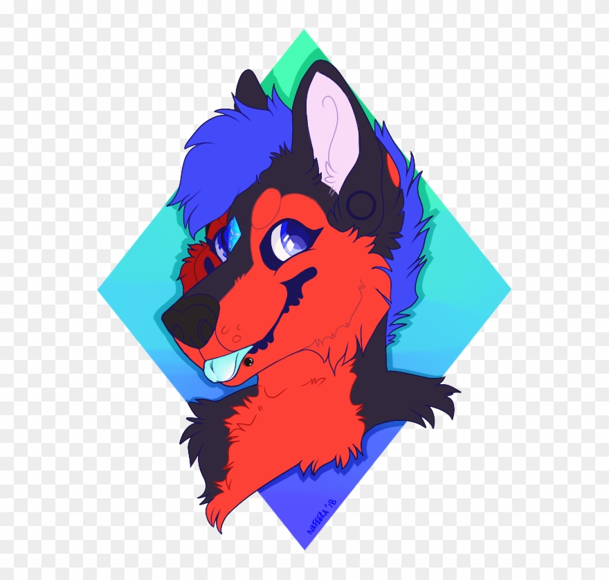 [at] Crystal The Husky Clipart