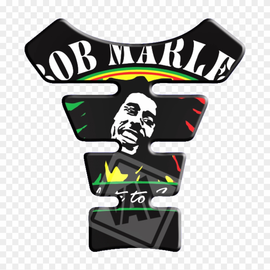 Adesivo Protetor De Tanque Bob Marley Clipart