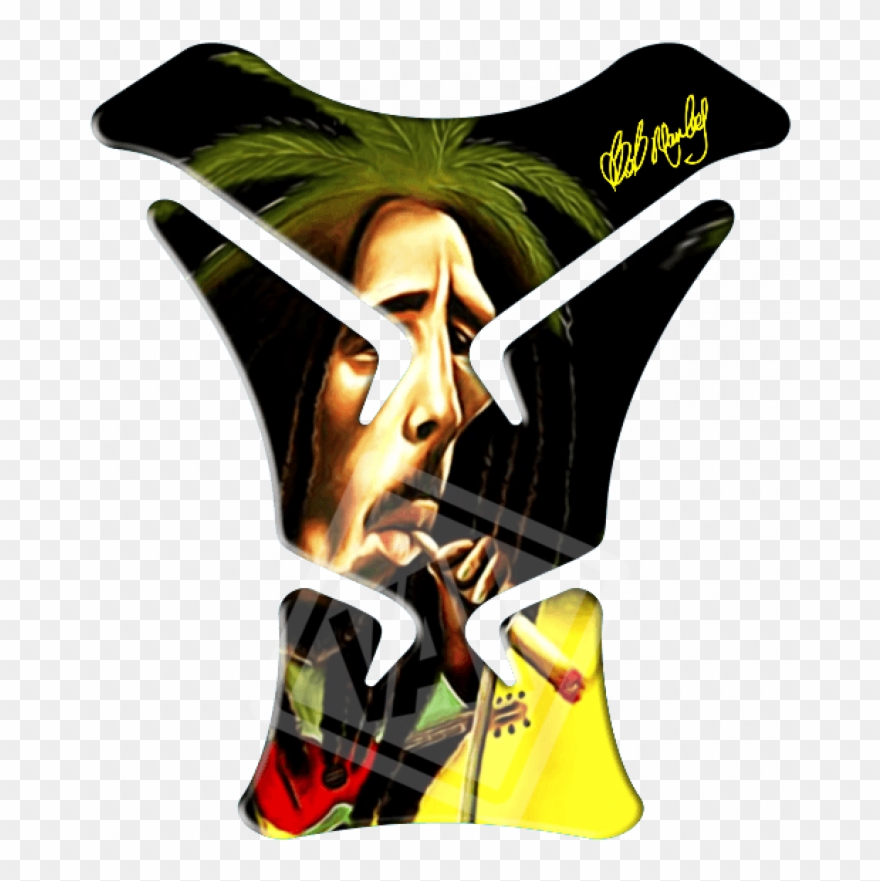 Adesivo Protetor De Tanque Bob Marley Clipart