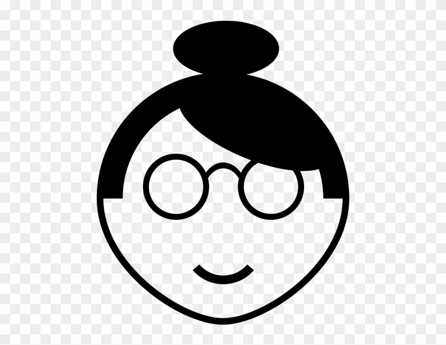Woman Rubber Stamp Clipart