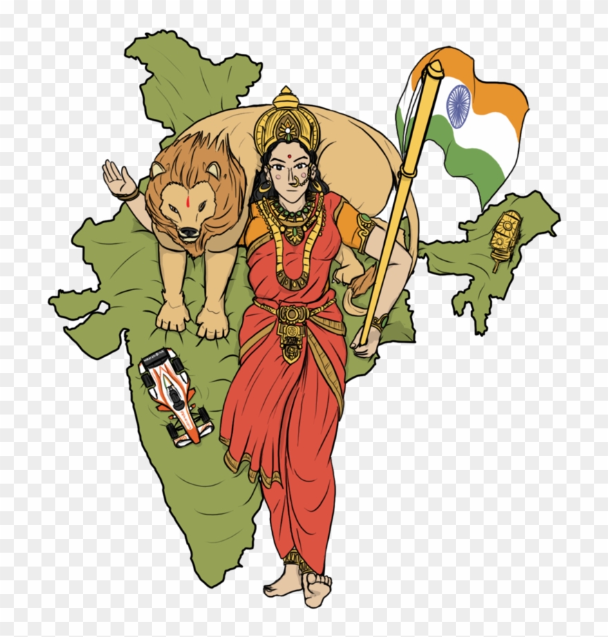 Evolution Of Mother India By Vachalenxeon Clipart