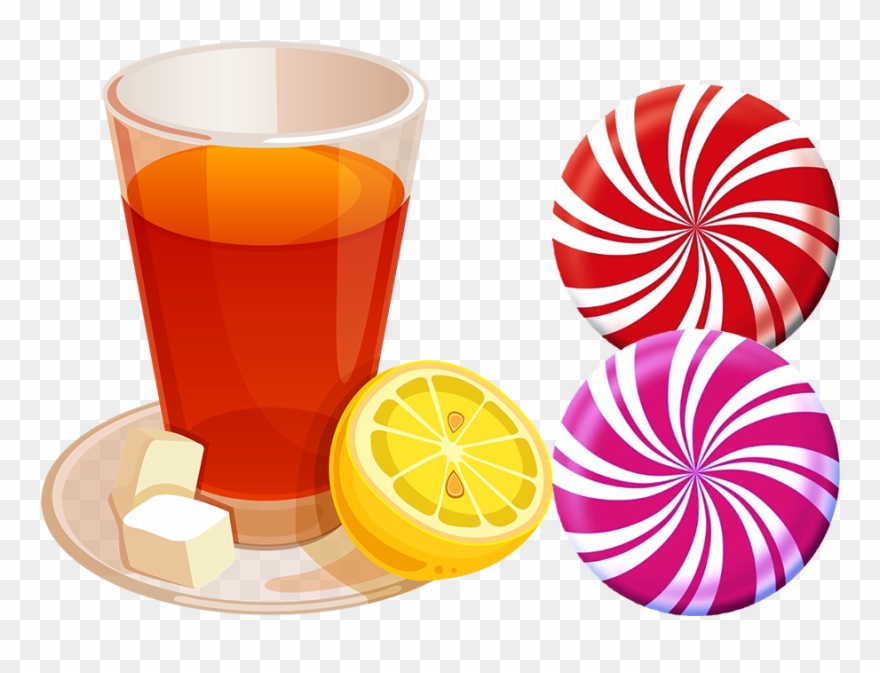 Tea Espresso Art Glass Clipart