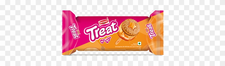 Britannia Treat- Orange Biscuit Clipart