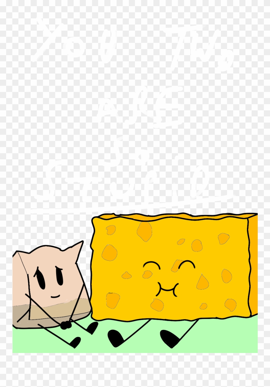 Barf-bag And Spongy I Luv Them Both So Much Clipart