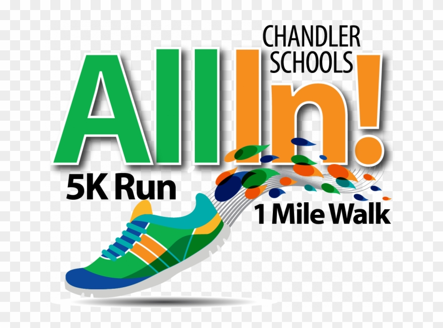 5k/1mile Run, A Fully Supported Run At Perry High School Clipart
