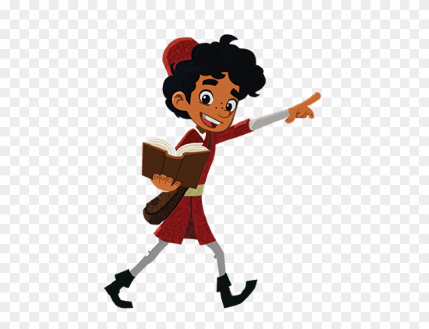 Download Marco Polo Holding A Book Cartoon Clipart - Png Download