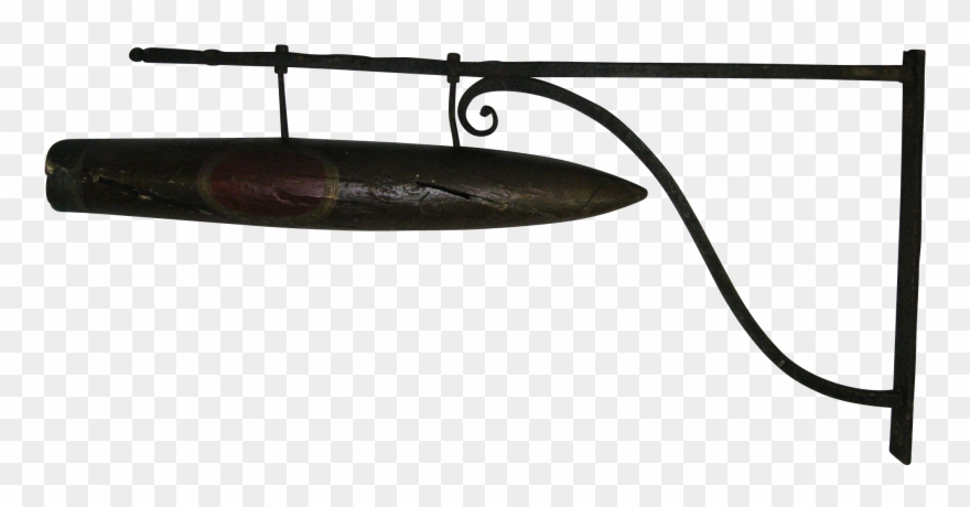 A Fantastic Wooden Cigar Trade Sign Mounted On A Cast Clipart