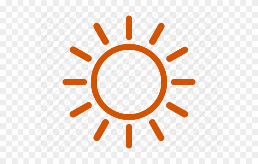 Bright Clipart Weather Sunny - Png Download