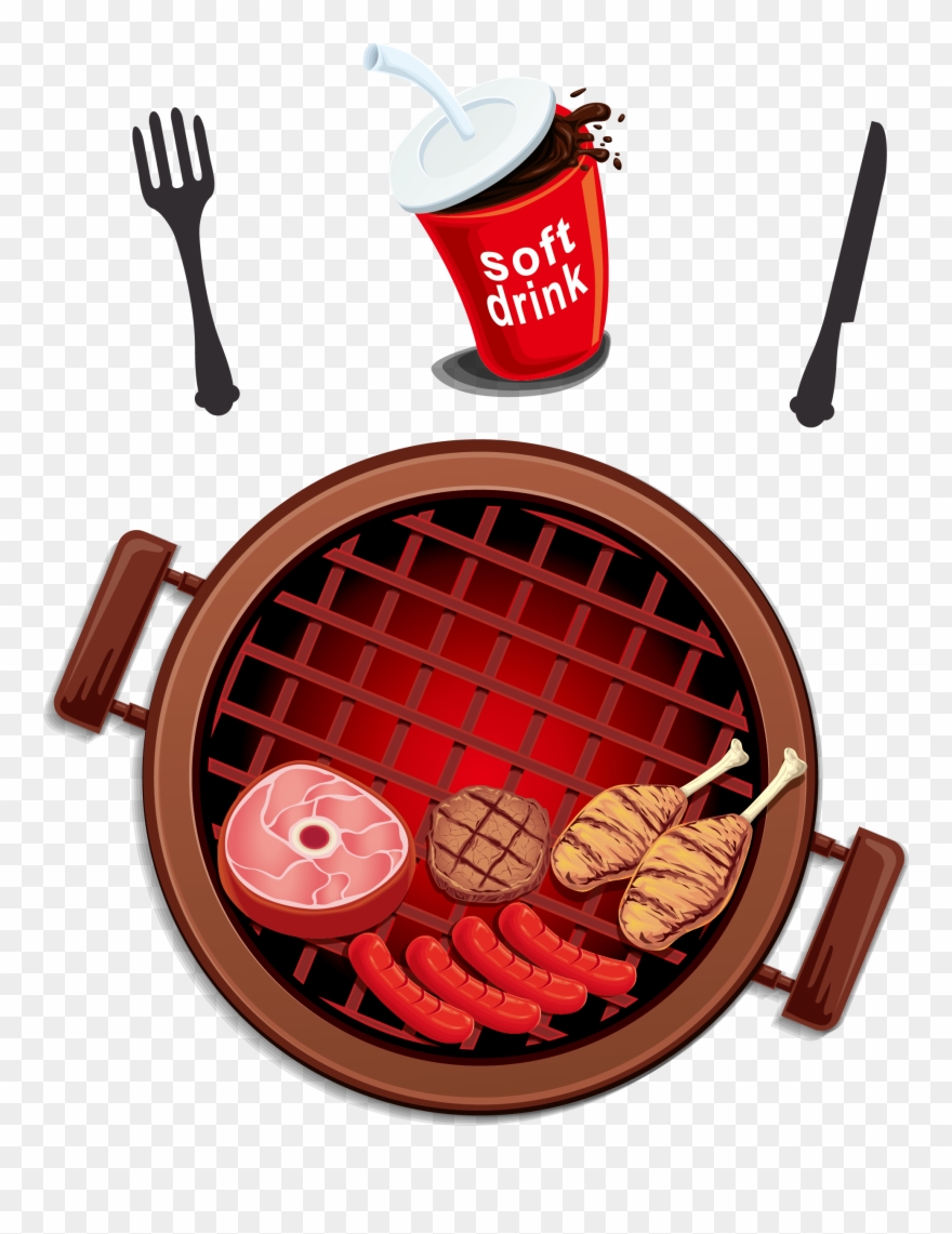 Barbecue Vector Grill Pan Clipart