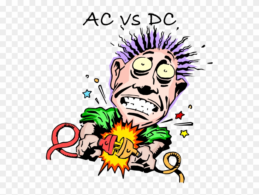 Ac Vs Dc Which Dangerous To Humans Clipart