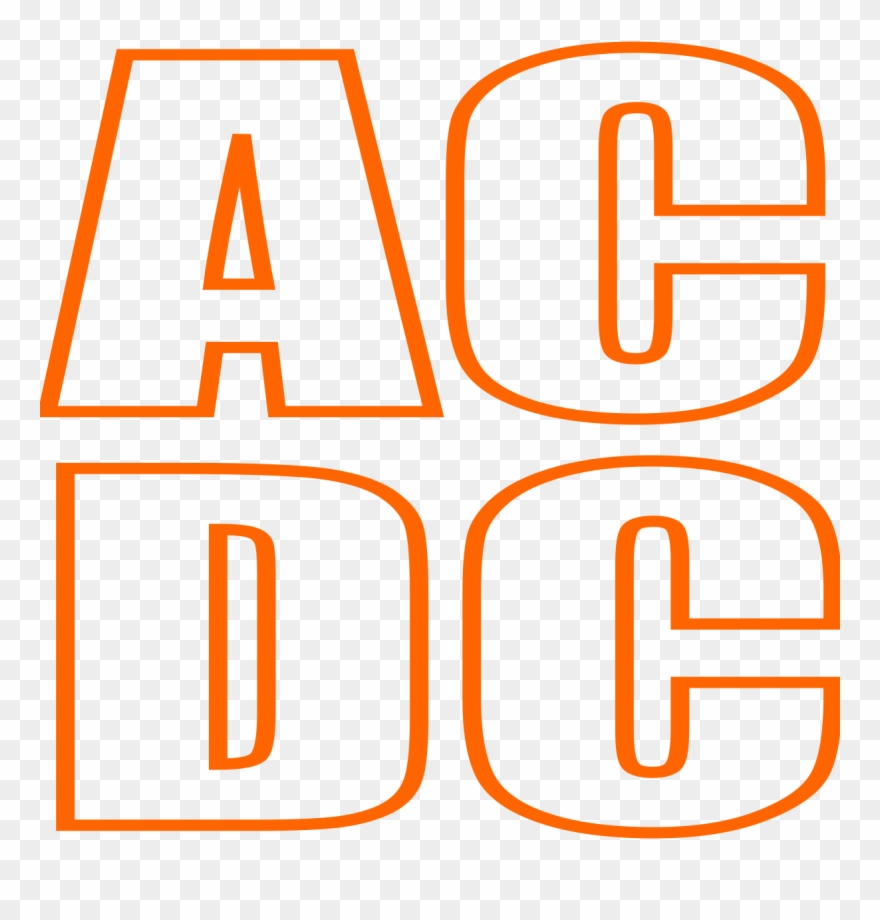Ac Dc Clip Art - Png Download