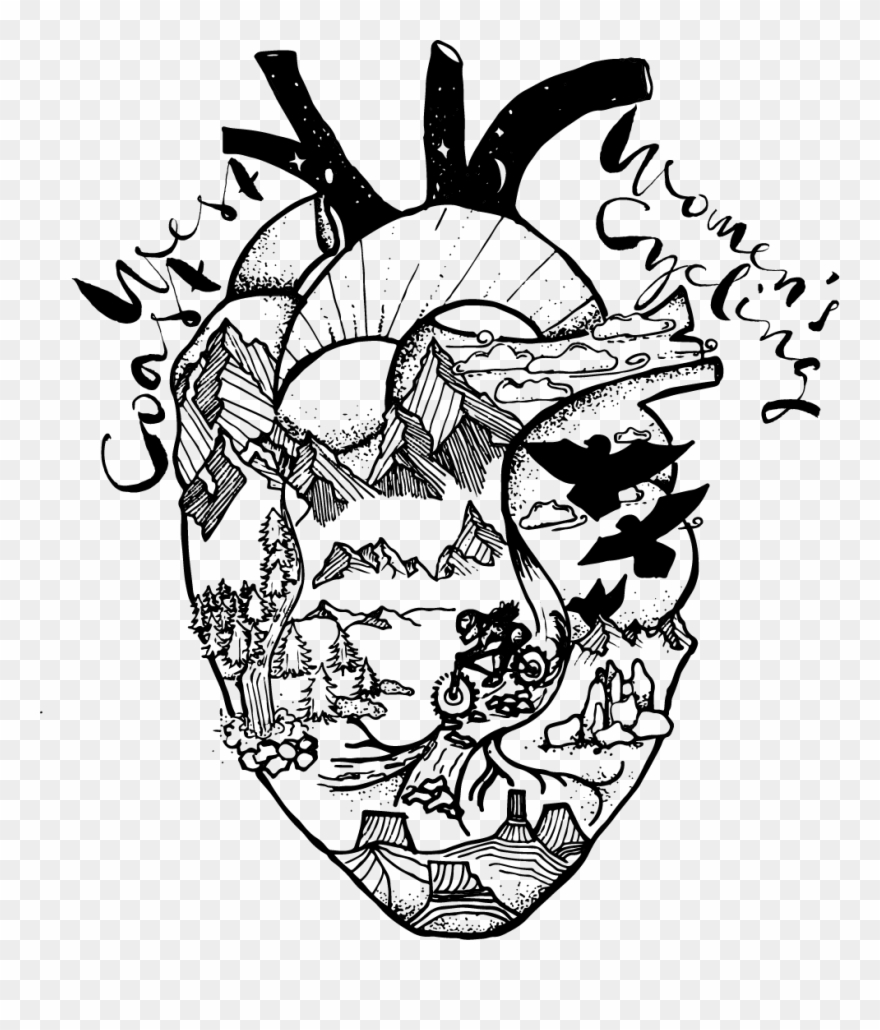 My Heart Is In The Mountains Clipart