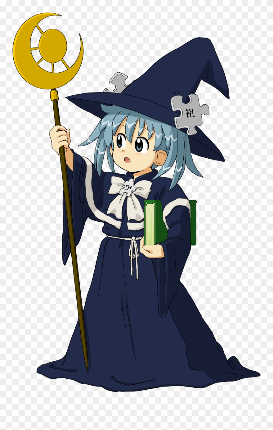 Wikipe-tan Sorceress Color Clipart