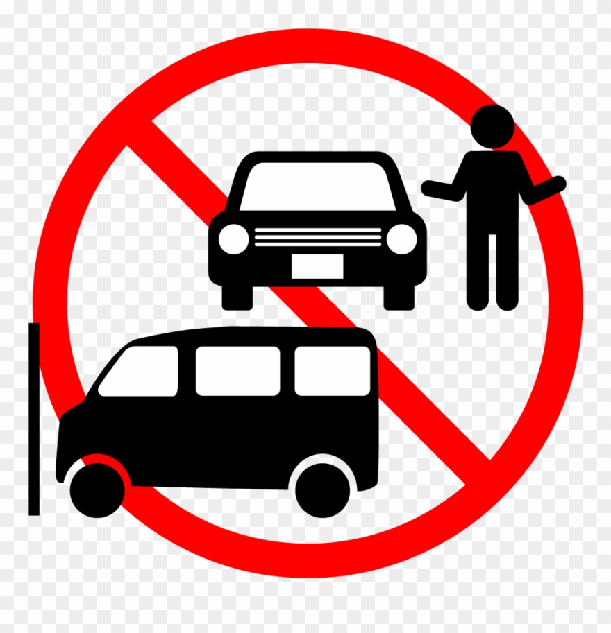 Let's Stop Parking Without Permission Clipart
