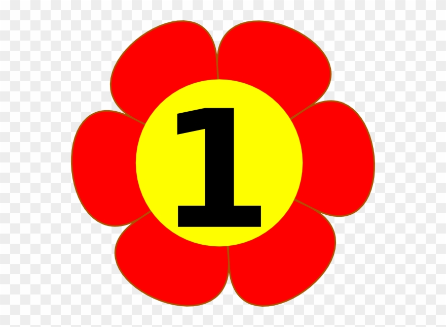 Counting Flower Clipart