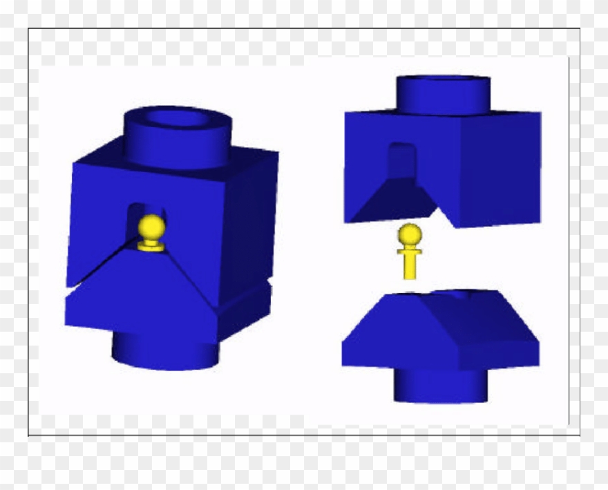 Canoe Ball Coupling Assembly With Tooling Ball Measurement Clipart