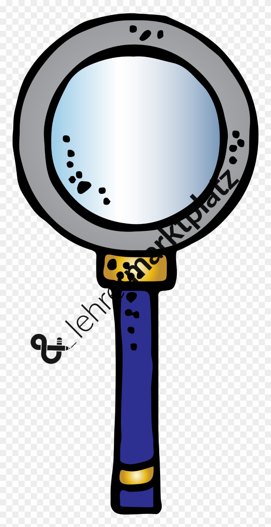 Magnifying Clipart Melonheadz - Png Download