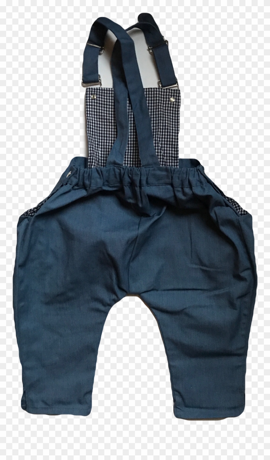 Janis Cropped Overalls Clipart