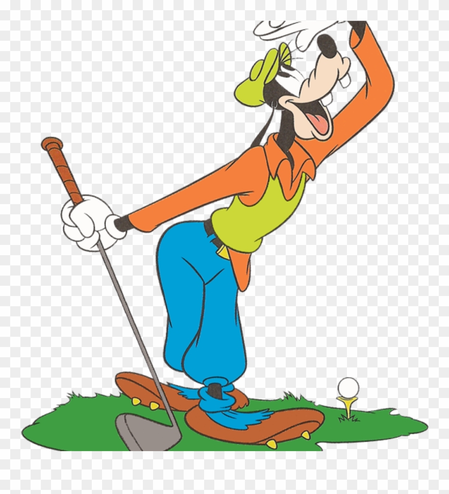 Golf Clip Art Goofy Golfer Clipart Dinosaur Clipart - Png Download