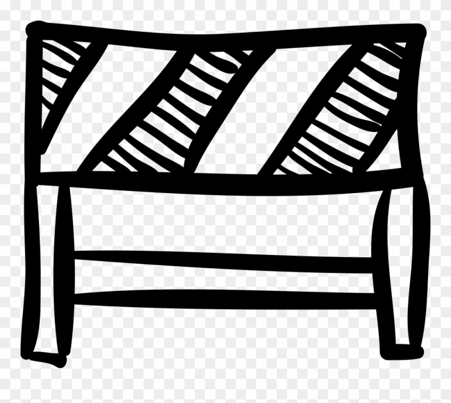 Construction Barrier Hand Drawn Tool Comments Clipart