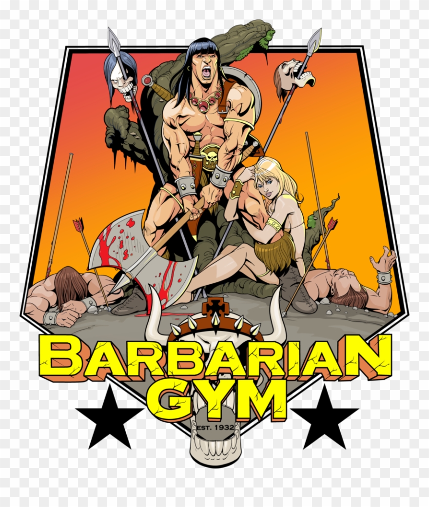 Barbarian T Shirt Artwork By Sharpbrothers On Clipart