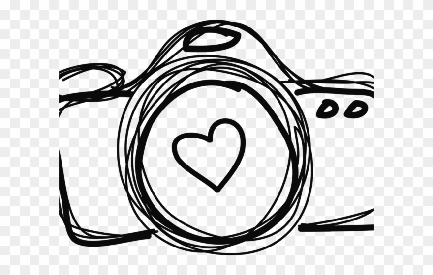Drawn Camera Simple Clipart