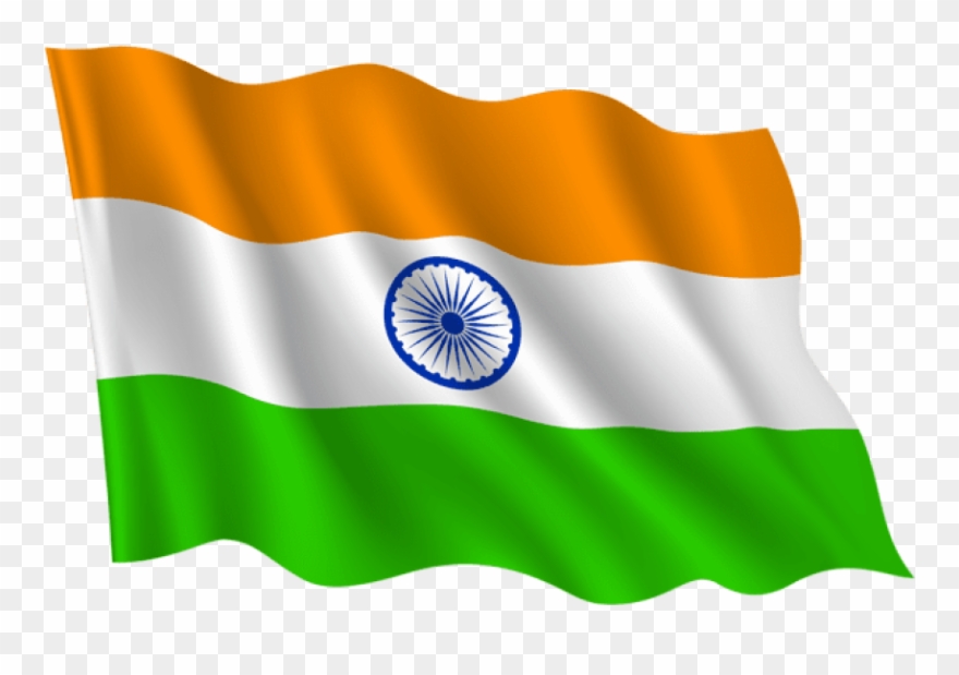 Download India Waving Flag Transparent Clipart Png