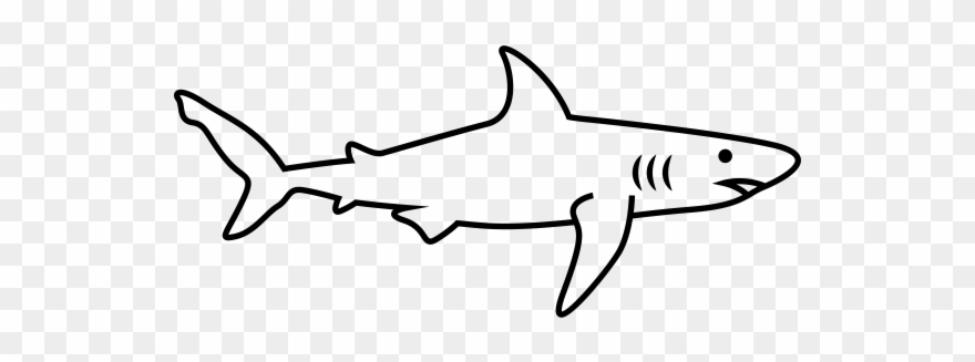 Shark Rubber Stamp Clipart