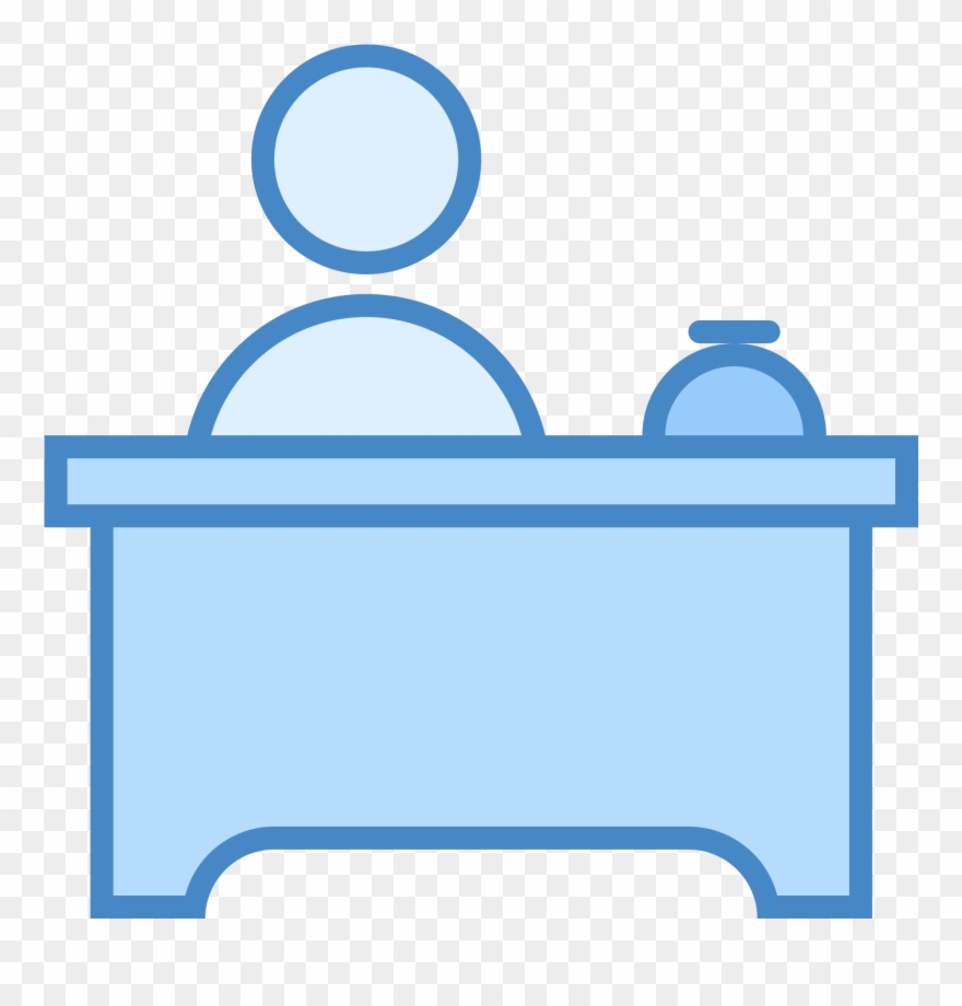 Front Desk Icon Clipart