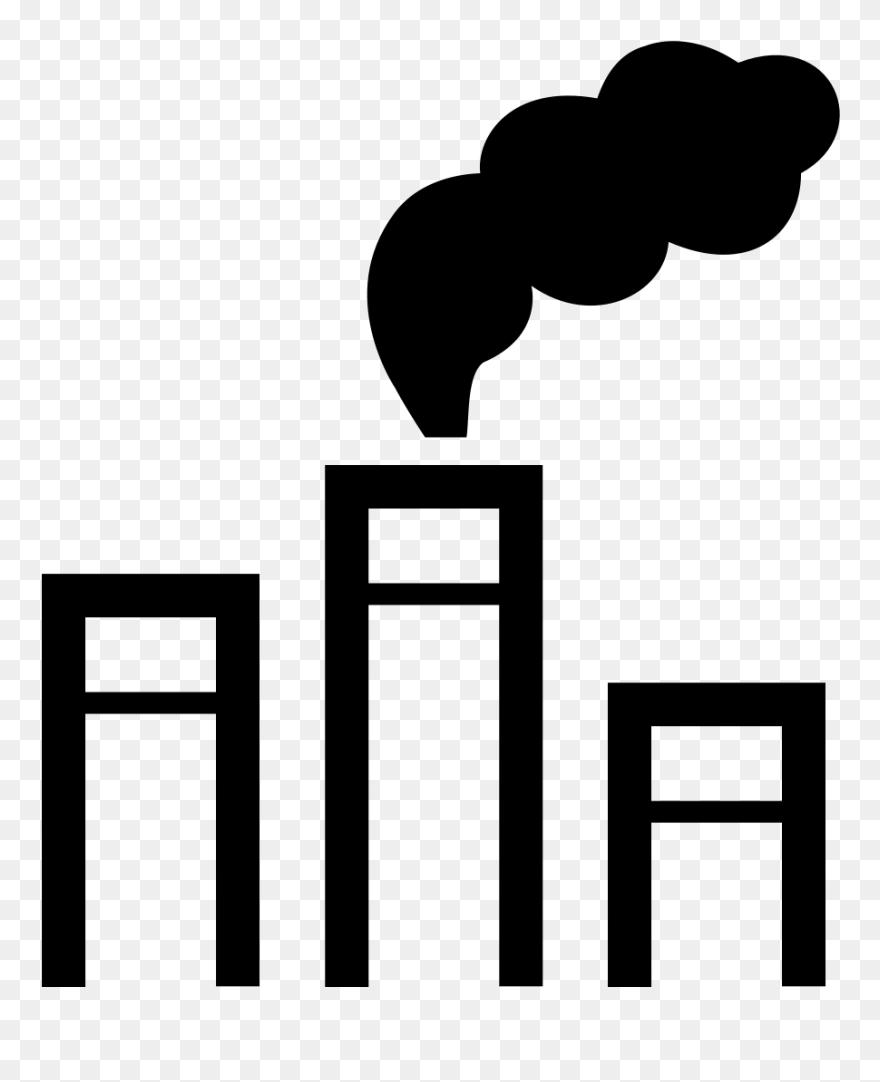 Air Pollution Rubber Stamp Clipart