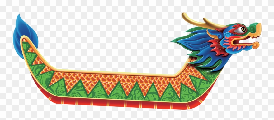 端午彩绘龙舟 Clipart