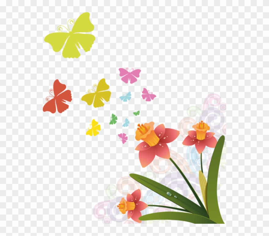 Vector Graphics, Flower Power, Clip Art, Frames, Moldings, - Png Download