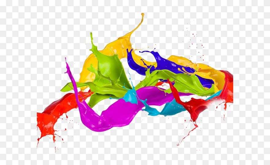Splatter Clipart Color Splash - Png Download