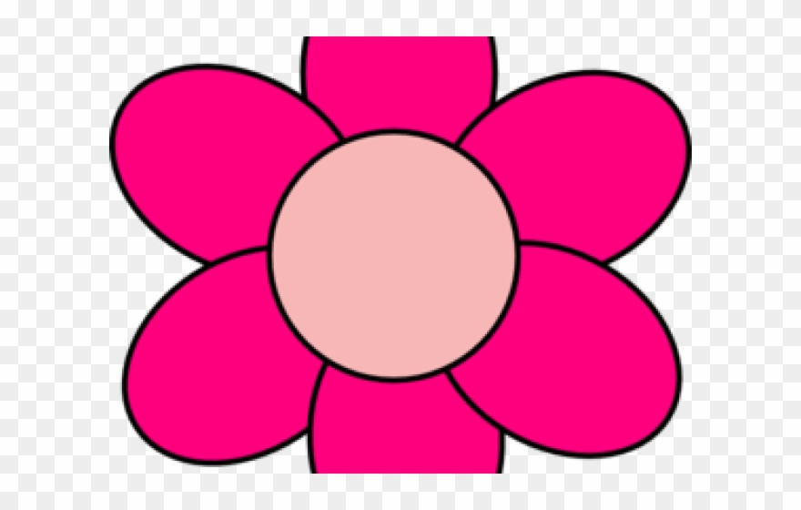 Pink Flower Clipart Hd Flower - Png Download