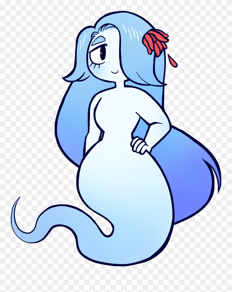 Ghost 7 Hat Blue Clipart