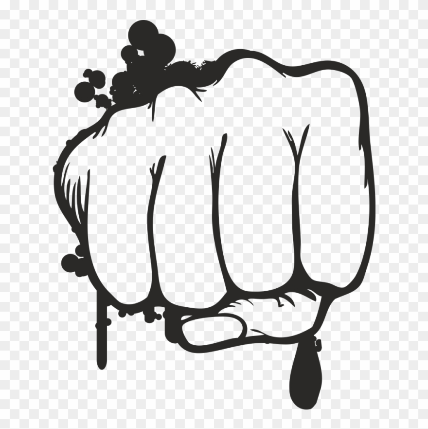 Free Download Grunge Fist Clipart Fist Clip Art - Png Download