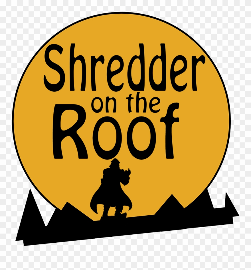 Shredder On The Roof Clipart