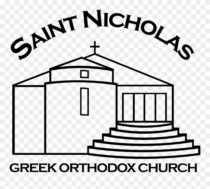 Saint Nicholas Greek Orthodox Church Logo Clipart